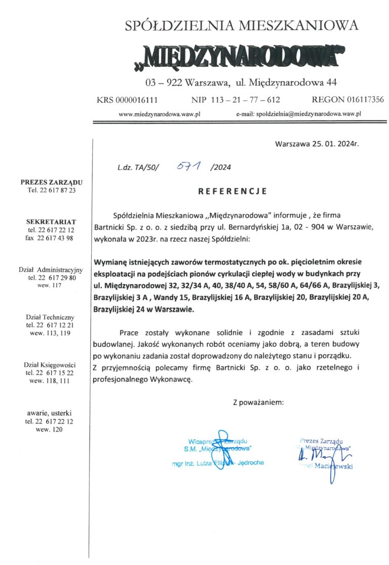 Referencja z 05.03.2025
